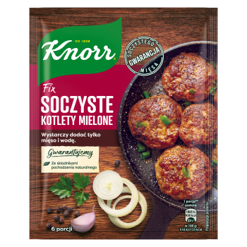 Knorr FIX SOCZYSTE KOTLETY MIELONE 70g   [16]