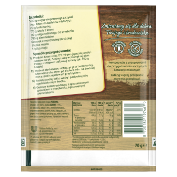 Knorr FIX SOCZYSTE KOTLETY MIELONE 70g   [16]