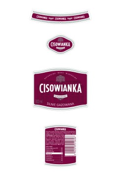 Cisowianka Woda mineralna silnie gazowana niskosodowa 0,3 l