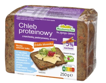 Benus CHLEB 250g PROTEINOWY  z marchewką