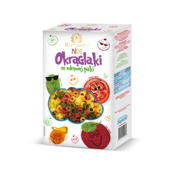 Bartolini Kids Makaron okrąglaki ze zdrowej paki 250 g
