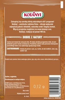 KOTANYI Szafran oryginalny 0,12g               [25]