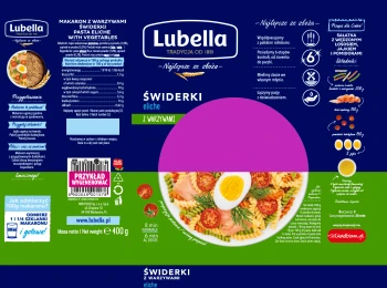 Lubella MAKARON 400g ŚWIDER TRICOLORE [12]