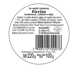 Mlekov.SER FAVITA ZIOŁA 100g