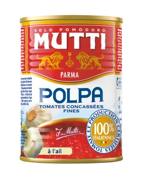 MUTTI POMIDORY KROJONE 400g Z CZOSNKIEM [6]