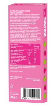 Nawar BOB SNAIL PRZEKĄSKA 30g jabłko-malina  [24]