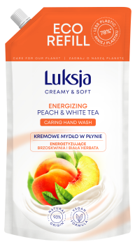 Mydło w płynie zapas  creamy&soft brzoskwinia i biała herbata 900ml