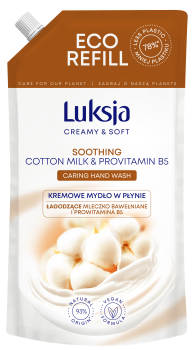 Mydło w płynie zapas  creamy&soft mleczko bawełniane i prowitamina b5 900ml