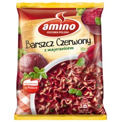 Amino Barszcz czerwony z majrankiem Zupa błyskawiczna 66 g