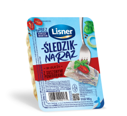 Lisner ŚLEDZIK NA RAZ 100g POM/ZIOŁA WŁOSKIE [12]