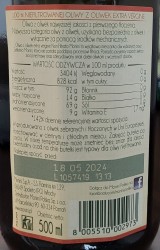 Monini OLIWA NON FILTRATO  500ml [6]