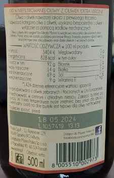 Monini OLIWA NON FILTRATO  500ml [6]