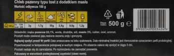 Oskroba TOST 500g MAŚLANY (8)