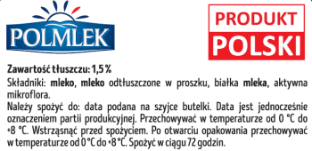 Kefir Konecki butelka 2% 1 l