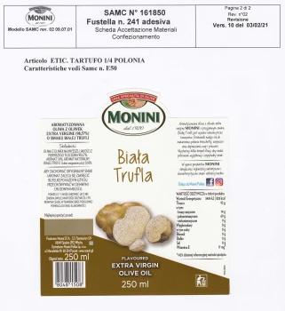 Monini OLIWA Z OLIWEK EX.VER.BIAŁA TRUFLA 250ml [6]