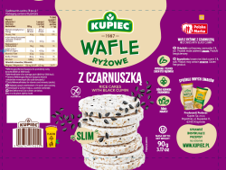 Kupiec WAFLE RYŻOWE 90g Z CZARNUSZKĄ  [16]