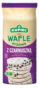 Kupiec WAFLE RYŻOWE 90g Z CZARNUSZKĄ  [16]