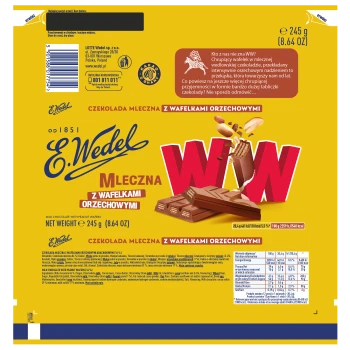 WEDEL CZEK.245g WW Z WAFELKAMI ORZECH.[13]