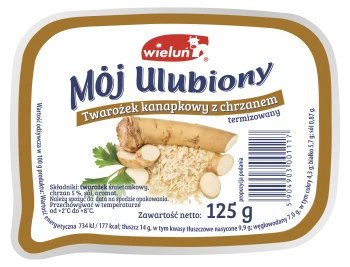 Wieluń Twaróg Kanapkowy Ulubiony 125 g Chrzanowy