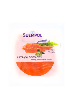 SUEMPOL PSTRĄG TĘCZOWY 100g WĘDZONY NA ZIMNO