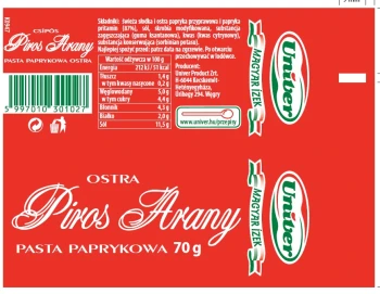 UNIVER PASTA PAPR.OSTR. 70g. [24] ..