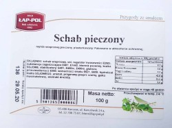 W.ŁAP-POL PL.SCHAB PIECZONY 100g