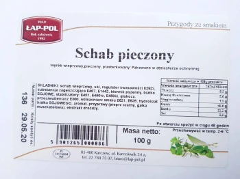 W.ŁAP-POL PL.SCHAB PIECZONY 100g