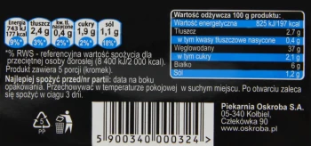 Oskroba Chleb żytni razowy słonecznikowy 330 g