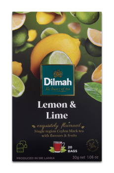 Dilmah Cejlońska czarna herbata z aromatem cytryny i limonki 30 g (20 torebek)
