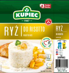 Kupiec RYŻ DO RISOTTO  3*100g   [12]