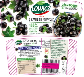 Łowicz Dżem 280g CZ.PORZECZKA  N/S    [8]