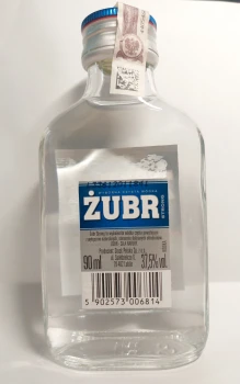Alk.ŻUBR STRONG 90ml 37,5% STOCK [16]