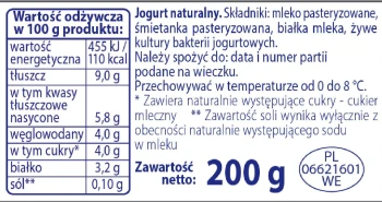 BIELUCH JOGURT NADBUŻAŃSKI 200g [12]