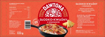 Dawtona SOS 520g SŁODKO-KWAŚNY Z ANANASEM     [8]
