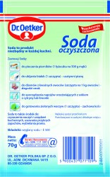 Dr Oet.SODA OCZYSZCZONA 70g    [25]