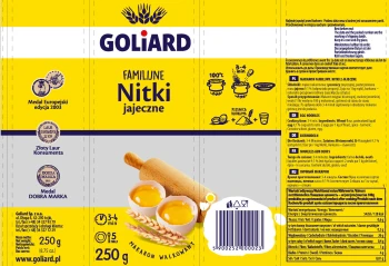 Goliard 250g FAMILIJNE NITKI JAJECZNE [40]