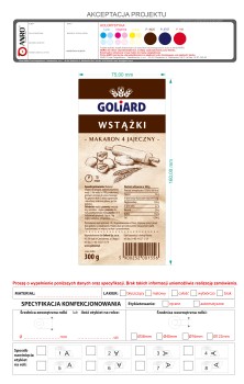 Goliard 300g WSTĄŻKI 4 JAJECZNE   [12]