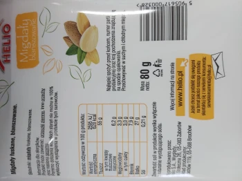 Helio MIGDAŁ BLANSZOWANY 80g     [22]