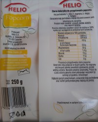 Helio POPCORN 250g ZIARNO       [14]