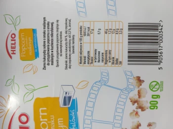 Helio POPCORN DO MIKROF. MAŚLANY 90g   [18]