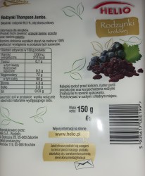 Helio RODZYNKI KRÓLOWEJ 150g   [15]