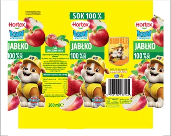Hortex LEON 0,2L S JABŁKO słomka [27]