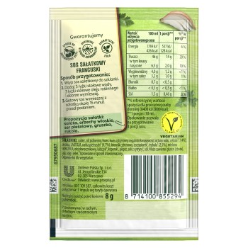 Knorr Sos sałatkowy FRANCUSKI 8g      [40]