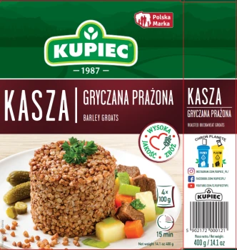 Kupiec KASZA GRYCZANA   4*100g   [12]