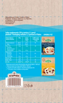 Kupiec PŁATKI 250g RYŻ. BŁYSK.  FOLIA    [6]