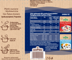 Kupiec PŁATKI 400g OWSIANE BŁYSK.   [6]