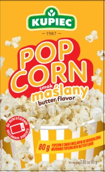 Kupiec POPCORN 80g MAŚLANY DO MIKROF.  [25]