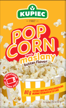 Kupiec POPCORN 80g MAŚLANY DO MIKROF.  [25]