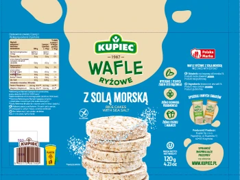 Kupiec WAFLE RYŻOWE 120g Z SOLĄ   [14]