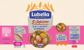 Lubella MAKARON 400g 5-jajeczna WSTĄŻKI [12]